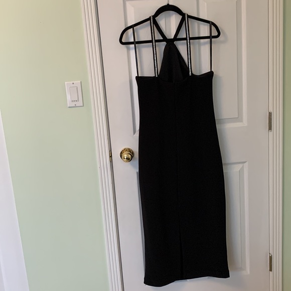 EVER NEW fitted halter black dress - Picture 4 of 9